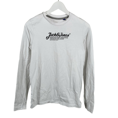 Unisex Jack & Jones - Tricot shirt, size 158 - 164 - White ()