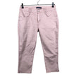 Unisex Red Button - Capri jeans, size 40 - Light pink ()
