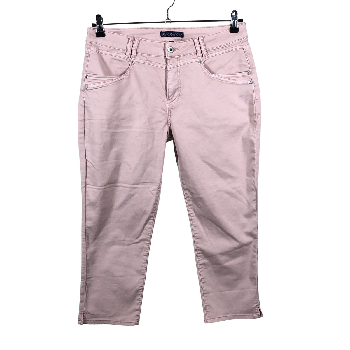 Unisex Red Button - Capri jeans, size 40 - Light pink (1)
