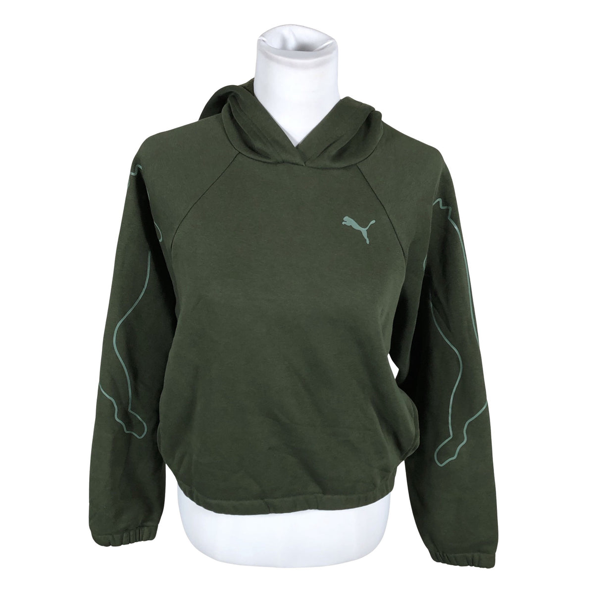 Unisex Puma - Hoodie, size 36 - Green (1)