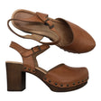 Unisex Ten Points - Heeled sandals, size 39 - Brown ()