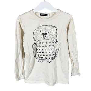 Unisex Aarrelabel - Tricot shirt, size 128 - 134 - Natural white (1)