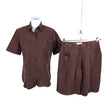 Unisex Kellermann - Short-sleeved blouse, size 38 - Brown ()
