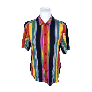 Unisex Kellermann - Short-sleeved blouse, size 36 - Blue (1)