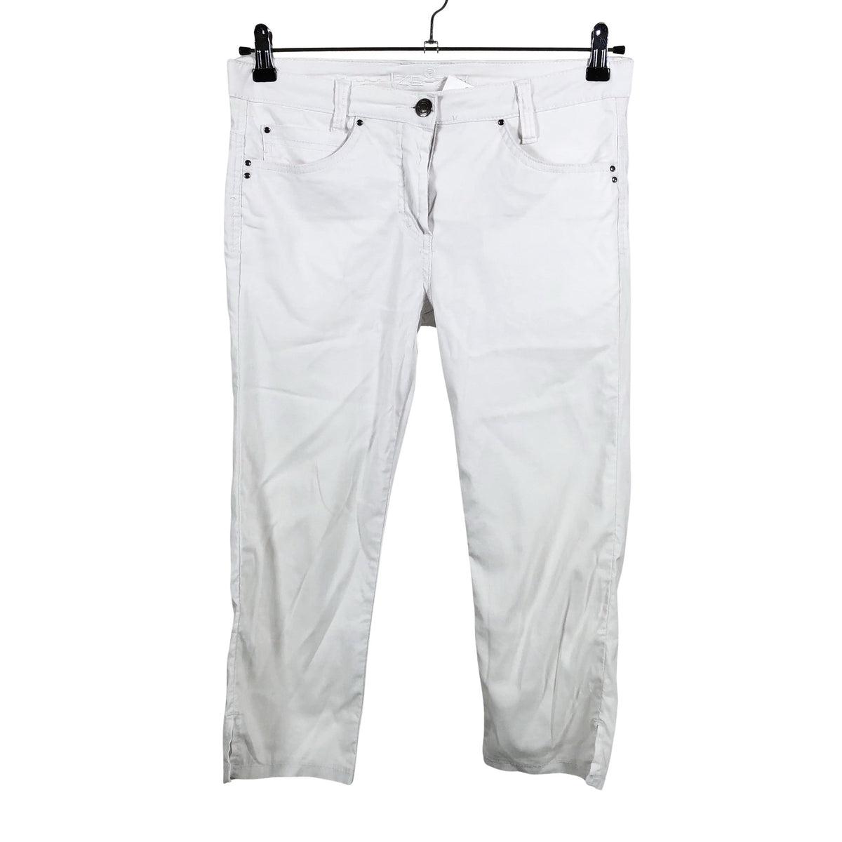 Unisex Ze-Ze - Capri pants, size 38 - White (1)
