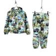 Unisex Pop & Co Helsinki - Spring/Fall jacket and pants set, size 110 - 116 - Green ()