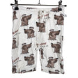 Unisex Mainio - Tricot shorts, size 122 - 128 - Natural white ()