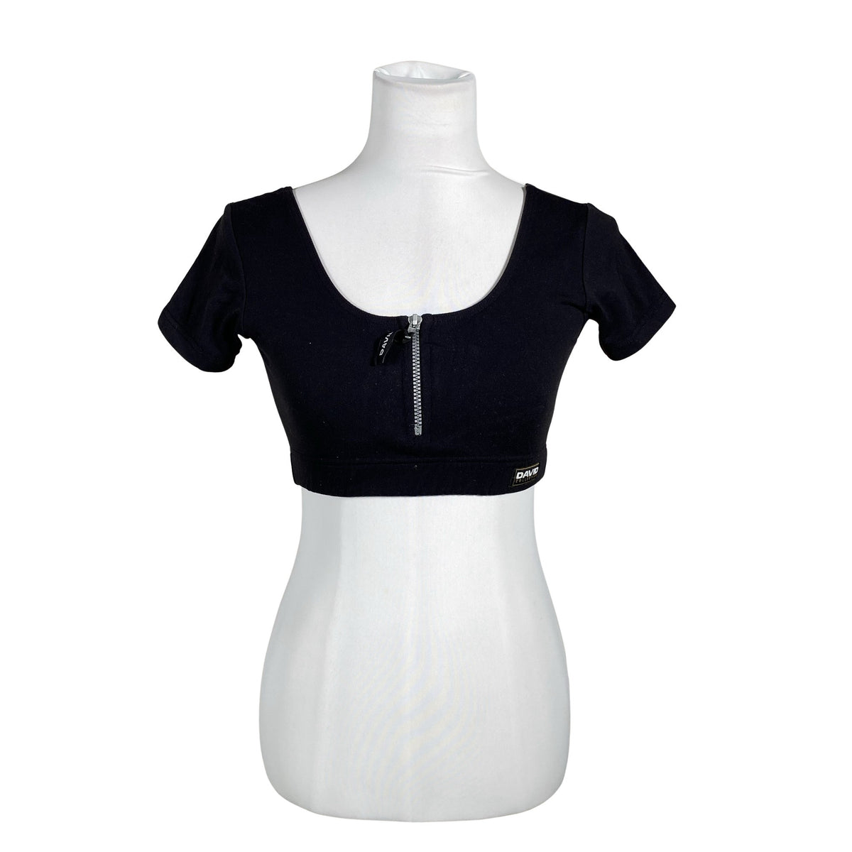 Unisex David - Sports shirt, short sleeve, size 38 - Black (1)