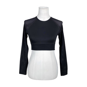 Unisex Ivy Park - Sports shirt, long sleeve, size 38 - Black (1)