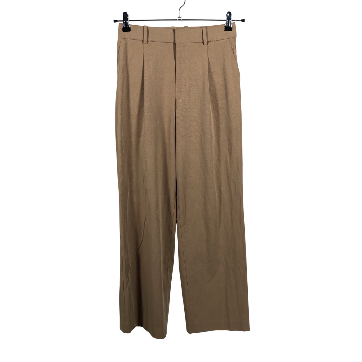 Unisex Uniqlo - Straight leg trousers, size 46 - Brown (1)