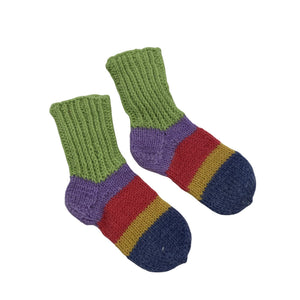 Unisex Handmade - Wool socks, size 27 - Blue (1)