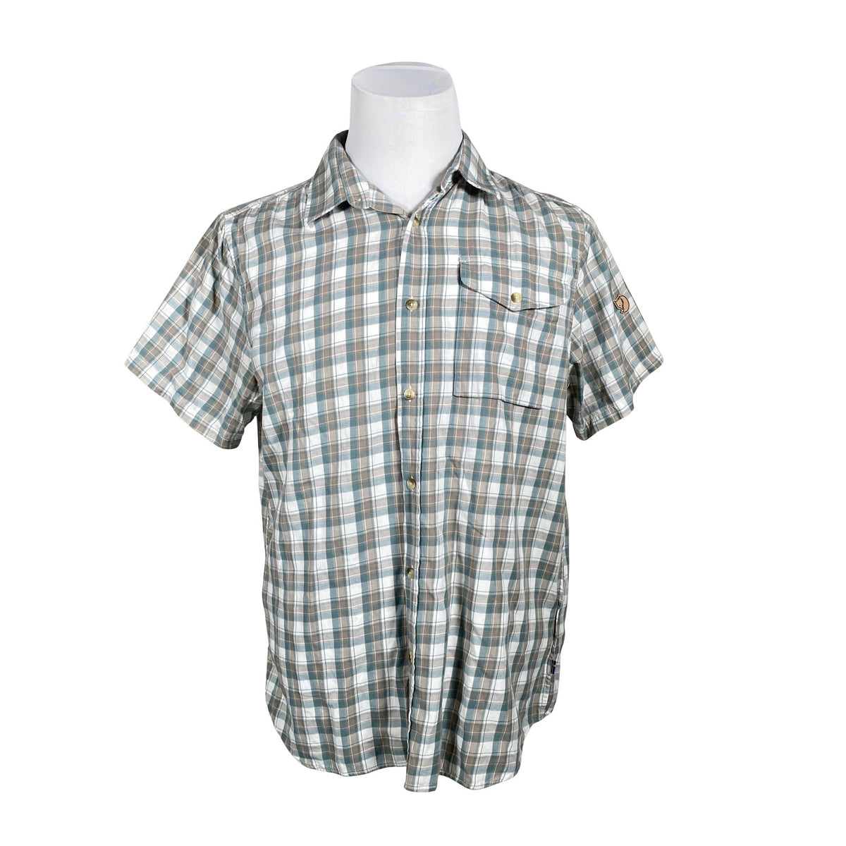 Unisex Fjällräven - Collared shirt, size L - Green (1)