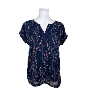 Unisex Fransa - Short-sleeved blouse, size 38 - Blue (1)