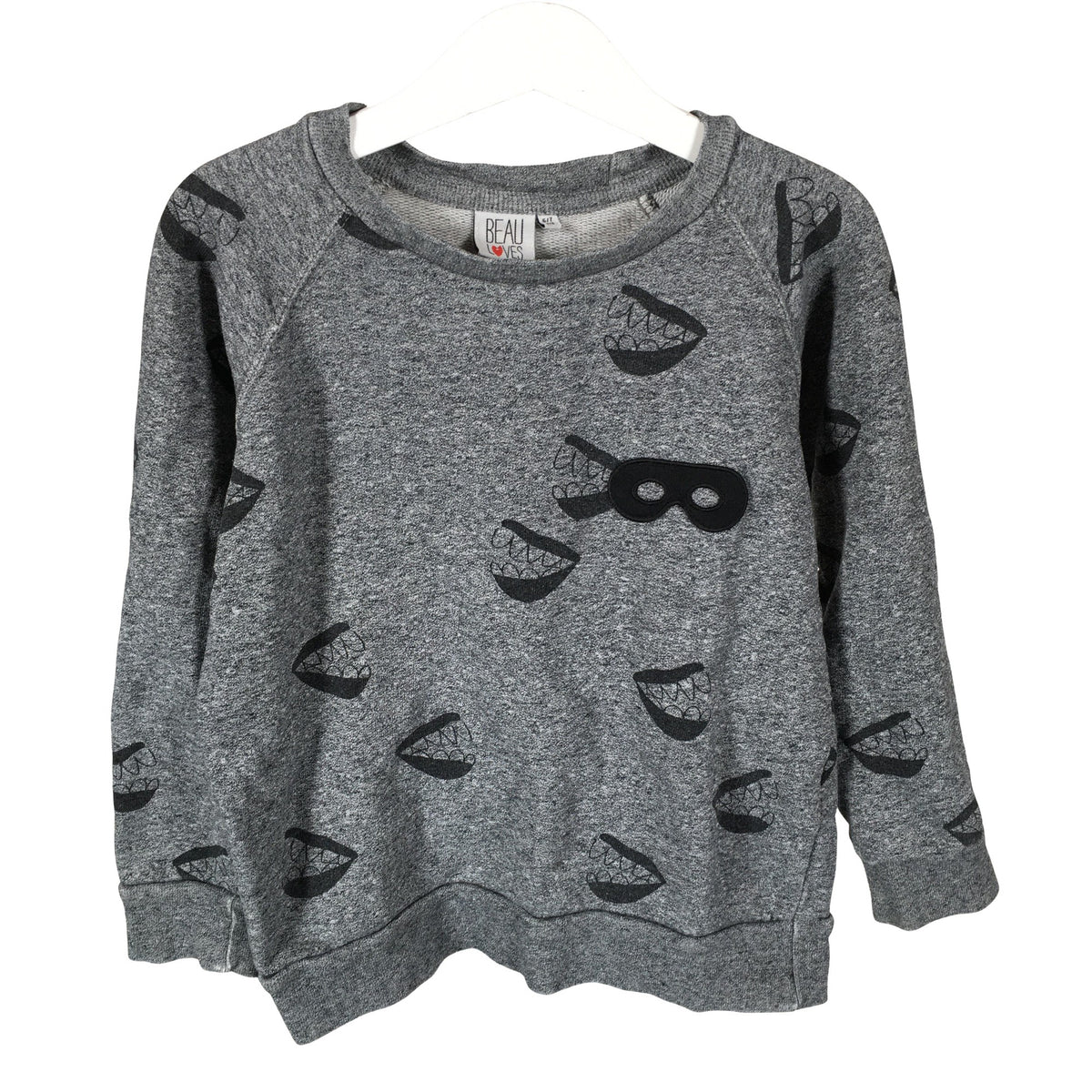 Unisex Beau LOves - Sweatshirt, size 116 - 122 - Gray (1)