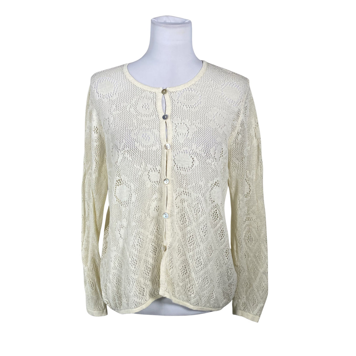 Unisex Gudrun Sjöden - Cardigan, size 40 - Natural white (1)