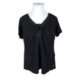 Unisex Lindex - Short-sleeved blouse, size 44 - Black ()