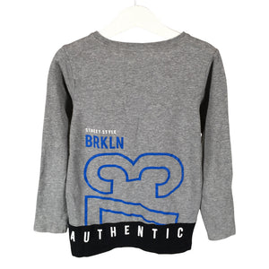 Unisex Name It - Thermal shirt, size 110 - 116 - Gray (2)