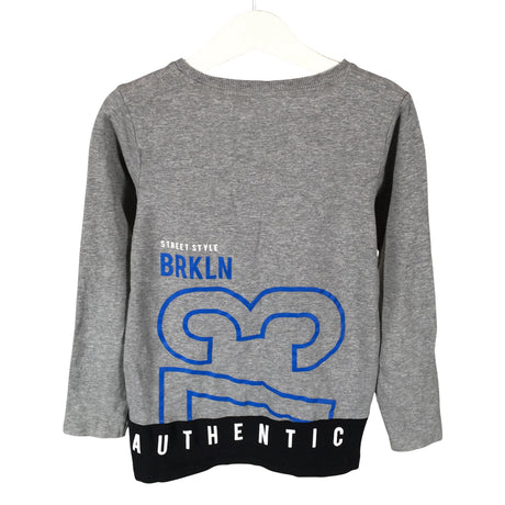 Unisex Name It - Thermal shirt, size 110 - 116 - Gray (2)
