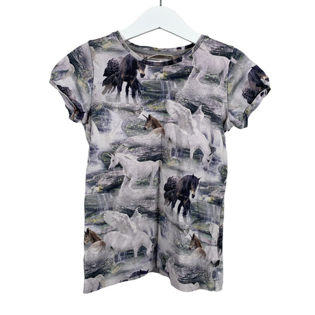 Unisex Molo Kids - T-shirt, size 116 - 122 - Gray ()