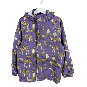Unisex Jonathan - Rain jacket, size 110 - 116 - Violet (1)