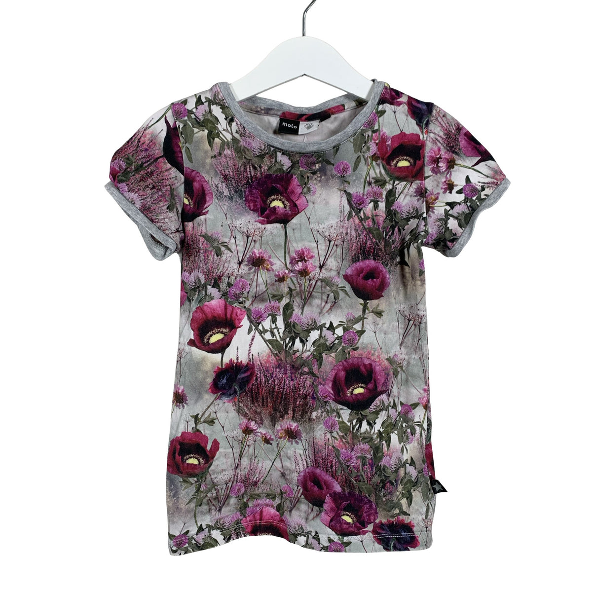 Unisex Molo Kids - T-shirt, size 116 - 122 - Gray (1)
