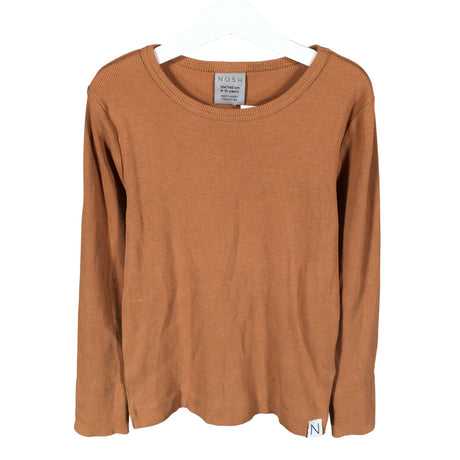 Unisex NOSH - Tricot shirt, size 134 - 140 - Brown ()