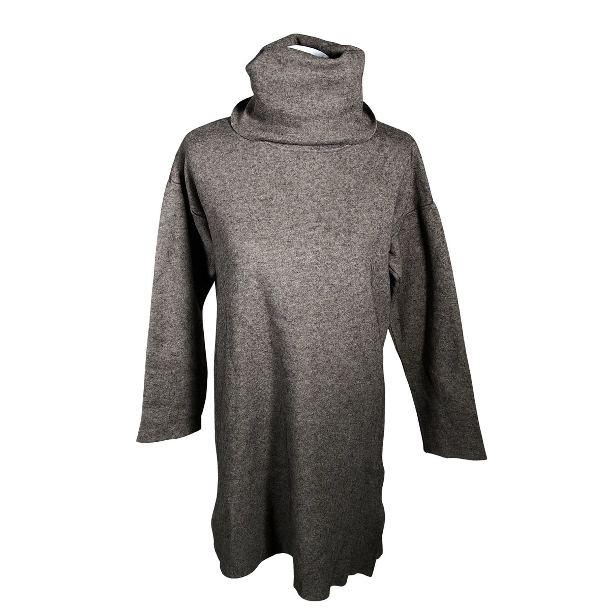 Unisex Boomerang - Knit tunic, size 38 - Brown (1)