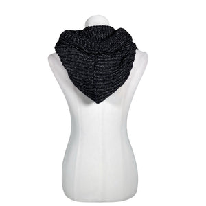 Unisex Vivisence - Circle scarf, size Ei kokoa - Black (2)