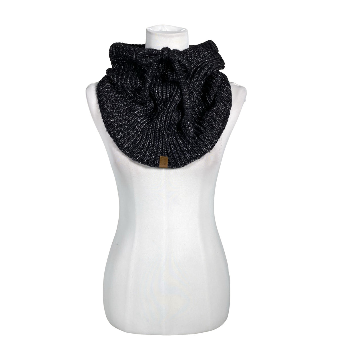 Unisex Vivisence - Circle scarf, size Ei kokoa - Black (1)