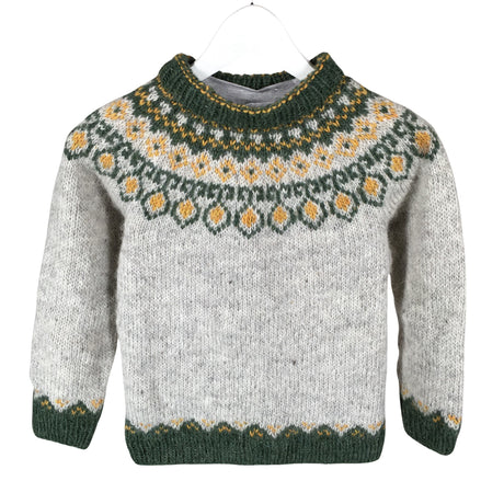 Unisex Handmade - Sweater, size 140 - 146 - Gray ()