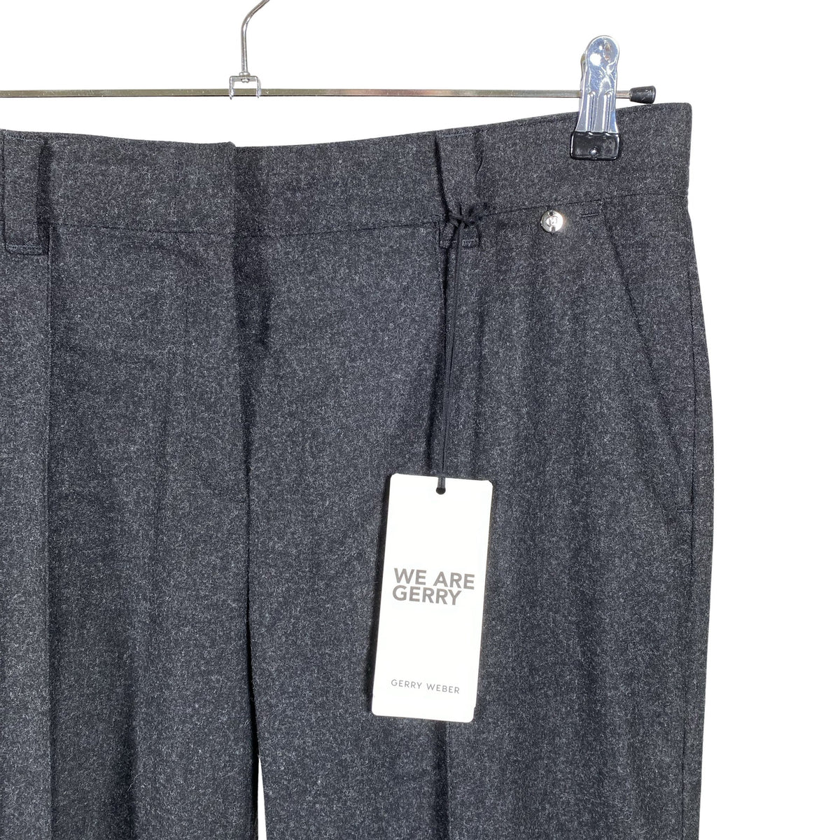 Unisex Gerry Weber - Straight leg trousers, size 40 - Gray (3)