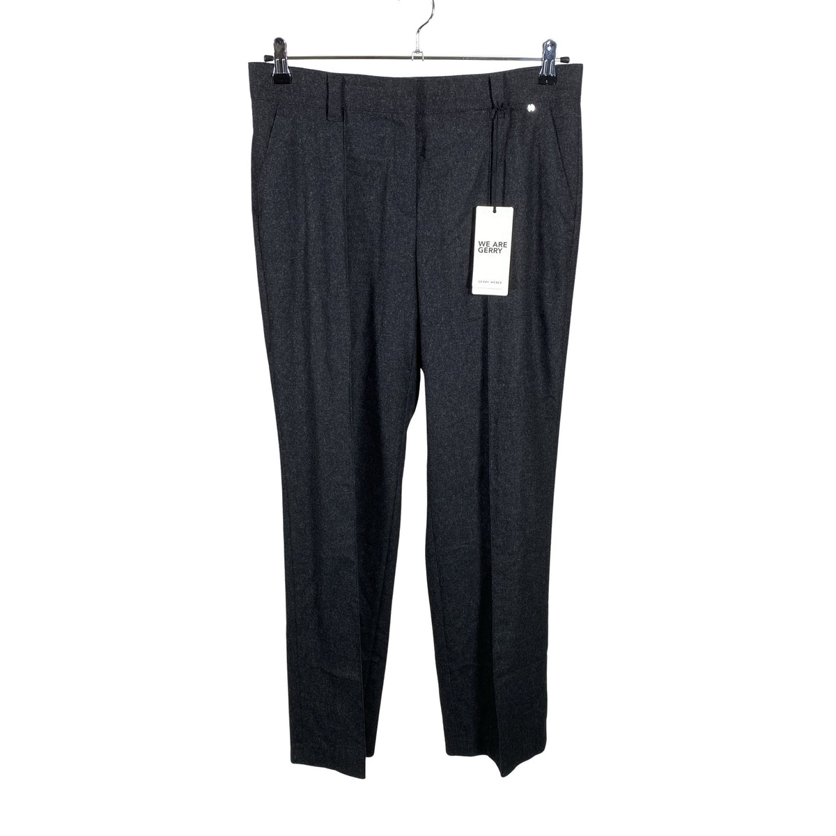 Unisex Gerry Weber - Straight leg trousers, size 40 - Gray (1)