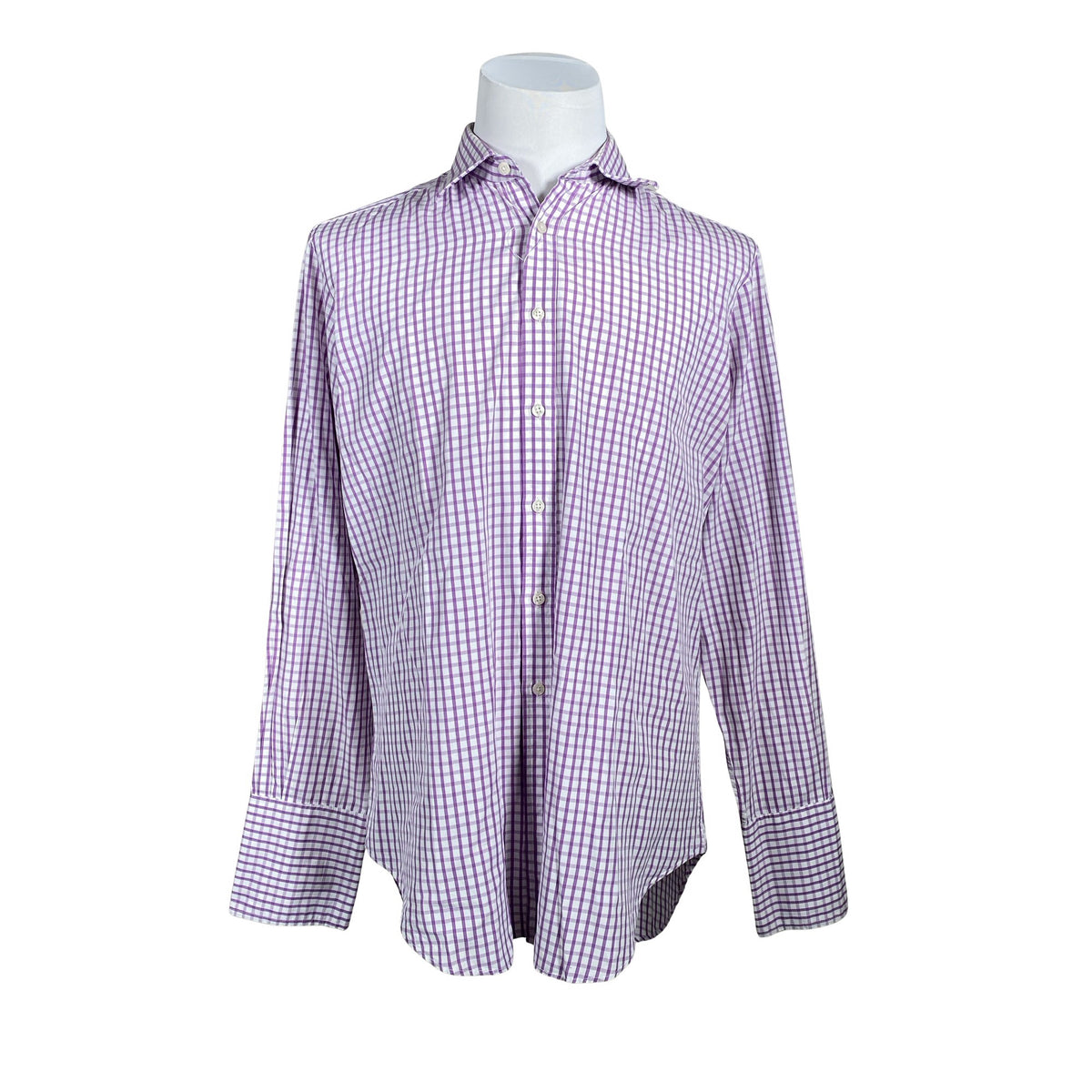 Unisex T.M. Lewin - Collared shirt, size L - Violet (1)