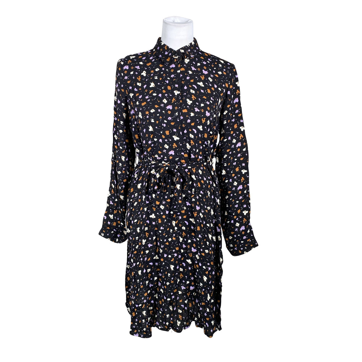 Unisex Selected - Schiffon dress, size 38 - Black (1)