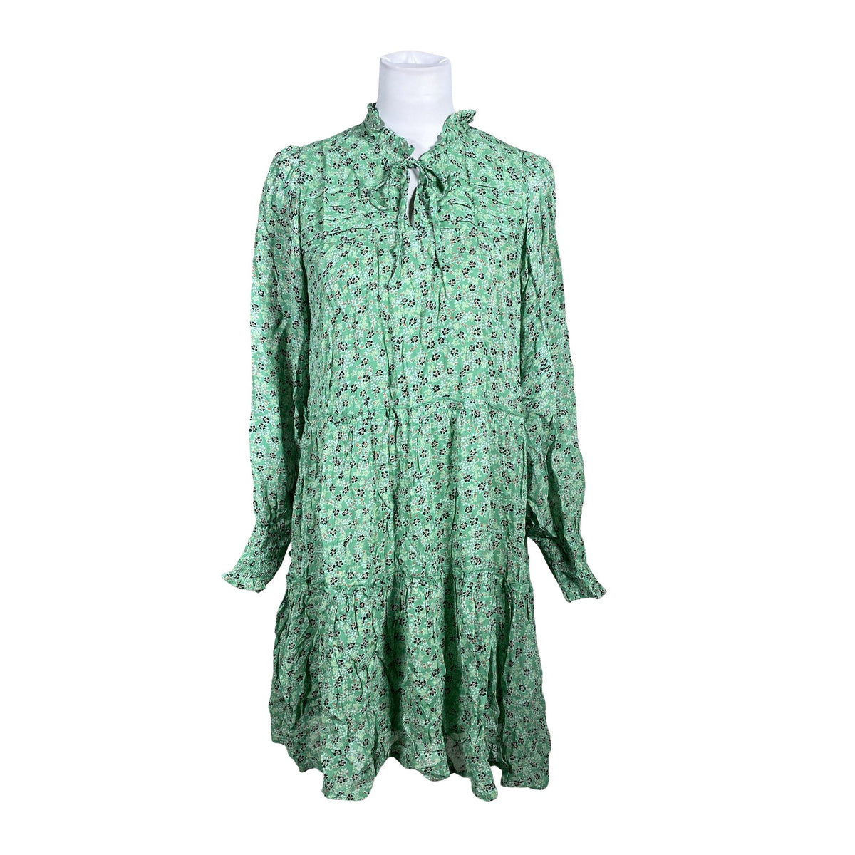Unisex Part two - Schiffon dress, size 36 - Green (1)