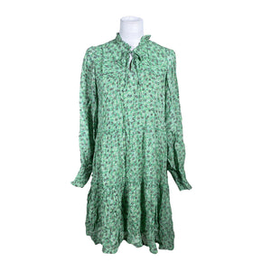Unisex Part two - Schiffon dress, size 36 - Green (1)