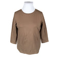 Unisex Noom - Tricot shirt, size 42 - Brown ()