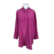 Unisex Ulla Popken - Schiffon tunic, size 50 - Violet ()
