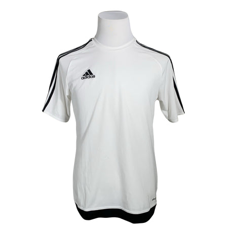Unisex Adidas - Sports shirt, short sleeve, size M - White ()