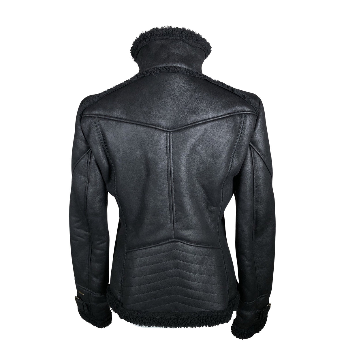 Unisex Hugo Boss - Leather jacket, size 38 - Black (2)