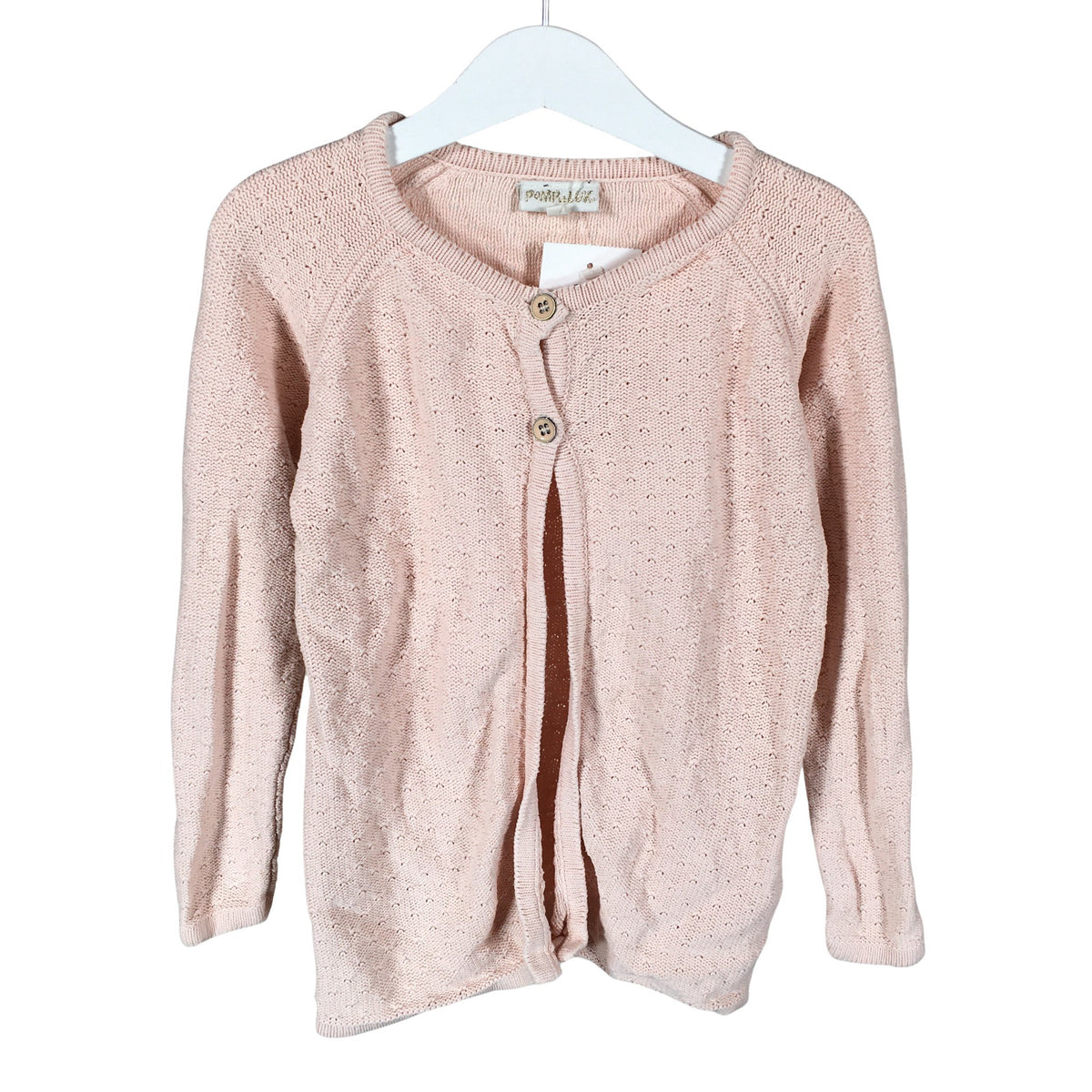 Unisex POMPdeLUX - Cardigan, size 110 - 116 - Light pink (1)