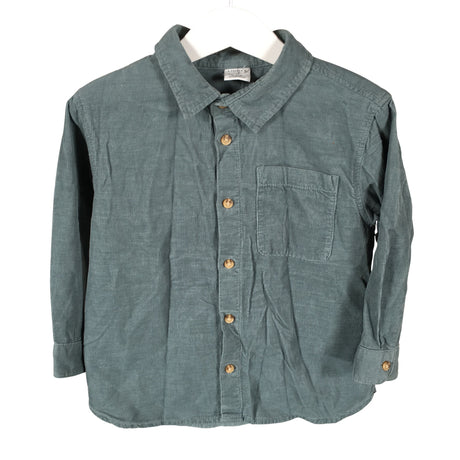 Unisex Lindex - Collared shirt, size 92 - 98 - Green ()
