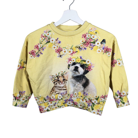 Unisex Molo Kids - Sweatshirt, size 104 - 110 - Yellow ()