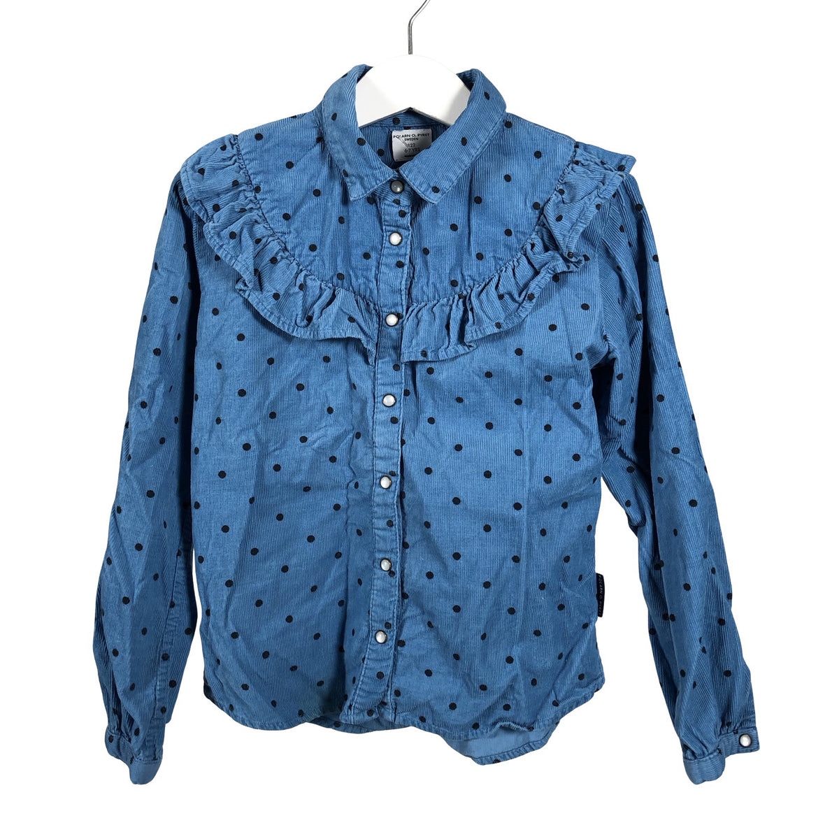 Unisex Polarn O. Pyret - Blouse, size 116 - 122 - Blue (1)