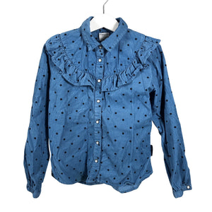 Unisex Polarn O. Pyret - Blouse, size 116 - 122 - Blue (1)