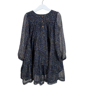 Unisex POMPdeLUX - Schiffon dress, size 110 - 116 - Blue (1)