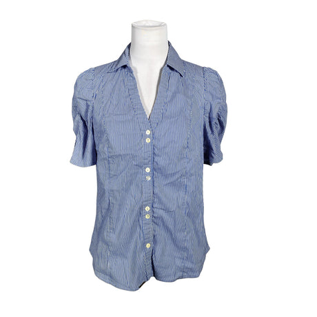 Unisex Elton - Short-sleeved blouse, size 40 - Blue ()