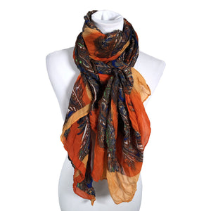 Unisex Your Face - Scarf, size Maxi - Orange (1)