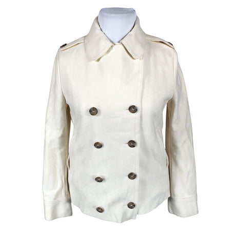 Unisex Benetton - Wool coat, size 44 - Natural white ()