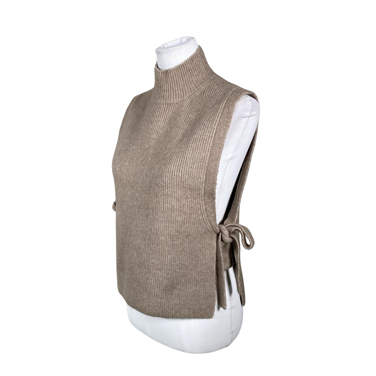 Unisex &Other Stories - Knit vest, size 38 - Brown (1)